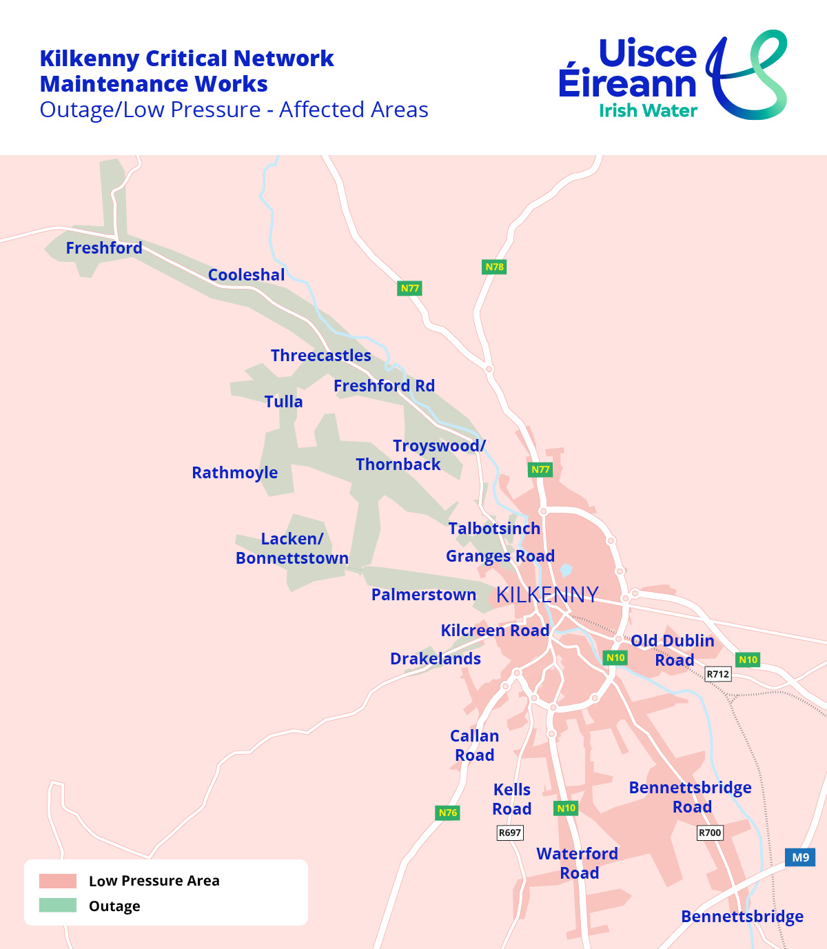 Kilkenny Map Oct 2024