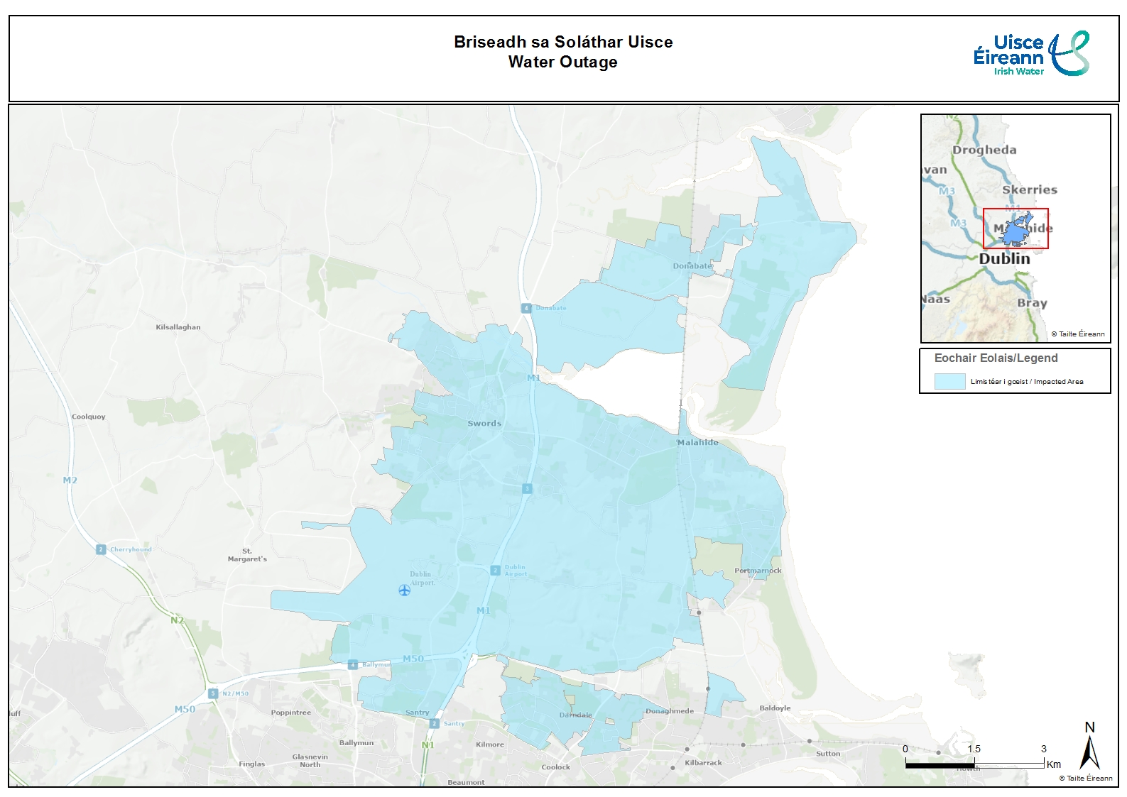 North Dublin Outage