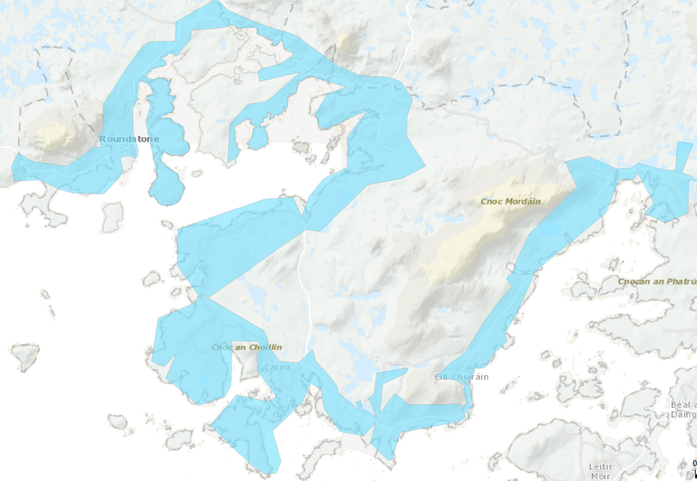 Carna Kilkeiran map