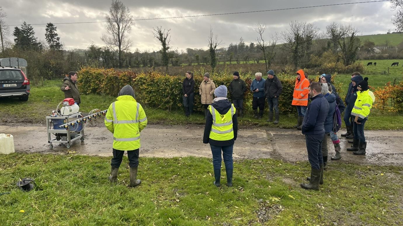 John Keogh (APHA) gave a demonstration using a Model Boom Sprayer to show how sprayers should be filled, set-up and emptied for use.