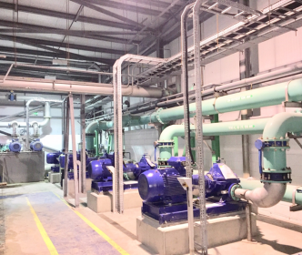 Upgraded pumps at Portloaman Water Treatment Plant